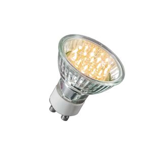 LED žiarovka GU10 21 LED teplá biela