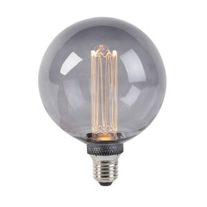 LED žiarovka G125 E27 5W 2000K dymová 3-stupňová stmievateľná