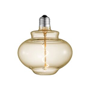 Lucande LED lampa E27 Ø16cm 4W 2700K jantárová