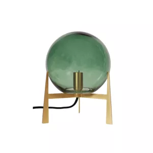 PR Home Milla stolová lampa 28 cm zlatá/zelená