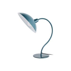 Stolná lampa Lucande Arvadon, modrá farba, kov, výška 42,75 cm