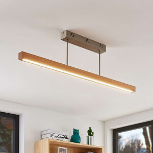 Vidiecke stropné svietidlo drevené vrátane LED - Tamlin