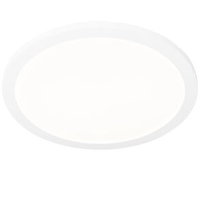 Moderné stropné svietidlo biele 40 cm okrúhle vrátane LED 3-stupňového stmievača IP44 - Steve