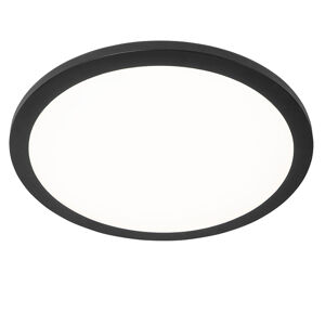 Moderné stropné svietidlo čierne 40 cm vrátane LED 3-stupňového stmievača IP44 - Steve