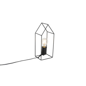 Industriálna stolná lampa čierna - Hiso