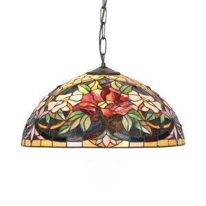 Závesná lampa v štýle Tiffany Ariadne 1xE27
