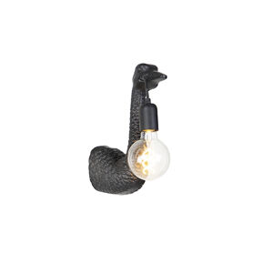 Vintage nástenné svietidlo čierne - Camel Bird
