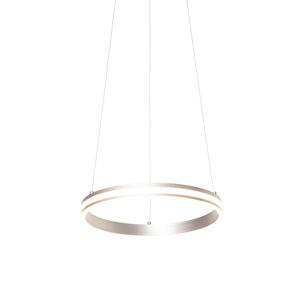 Dizajnové závesné svietidlo oceľové vrátane LED 3-stupňovo stmievateľné - Navara