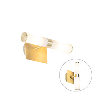 Moderná nástenná lampa do kúpeľne zlatá IP44 2-svetlá - Bath