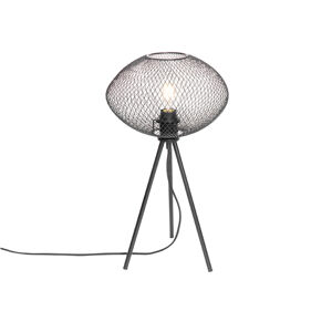 Industriálna stolná lampa statív čierny - Molly
