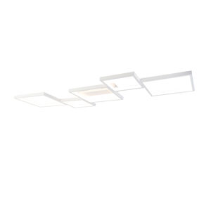 Stropné svietidlo biele vrátane LED 3 stupňové stmievateľné 5 svetiel - Lejo