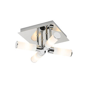 Moderne badkamer plafondlamp chroom 4-lichts IP44 - Bath