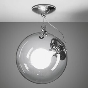 Artemide Sklenené stropné svietidlo Artemide Miconos chróm