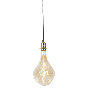 Hanglamp goud incl. LED goud dimbaar - Cava Luxe