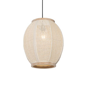Orientálna závesná lampa natural 35 cm - Rob