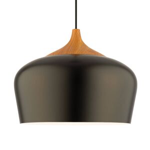 Aluminor Kovová závesná lampa Voltige v čiernej