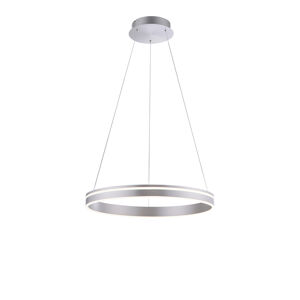 Smart hanglamp staal 59 cm met afstandsbediening - Ronith