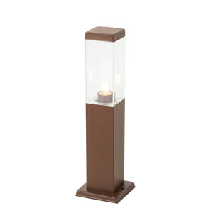 Moderný vonkajší lampáš hrdzavohnedý 45 cm - Malios