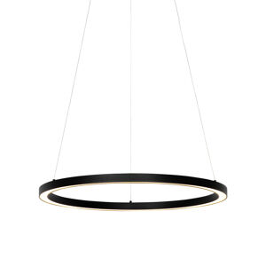 Závesné svietidlo čierne 60 cm vrátane LED 3-stupňovo stmievateľné - Girello