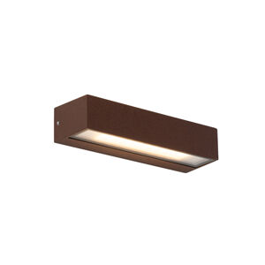 Priemyselná nástenná lampa hrdzavohnedá vrátane LED IP65 - Steph