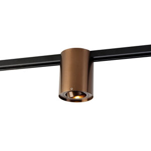 Moderný 1-fázový koľajnicový reflektor tmavý bronz - Rondoo Up