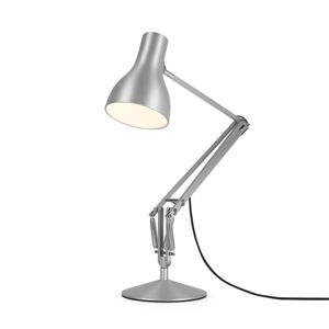 Anglepoise Type 75 stolná lampa strieborná lesklá