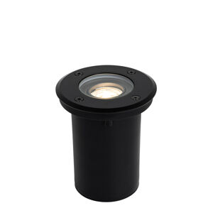 Moderné vonkajšie zemné bodové svetlo čierne 35 mm nastaviteľné IP65 - Delux