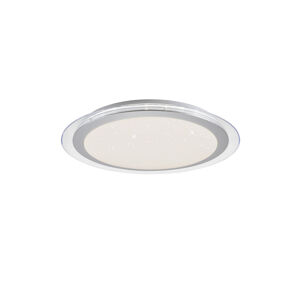 Stropné svietidlo biele vrátane LED s diaľkovým ovládaním - Meidan