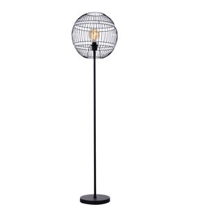 Moderne vloerlamp zwart E27 - Sphaera