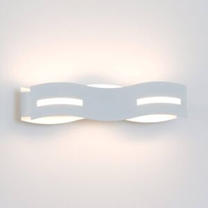 Nástenné LED svietidlo Wave biele