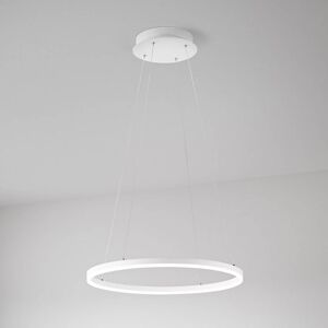 LED závesná lampa Giotto, jedno svetlo, biela