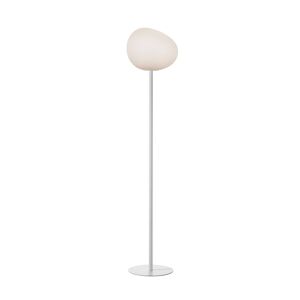 Foscarini Gregg media stojaca lampa, 151 cm, biela