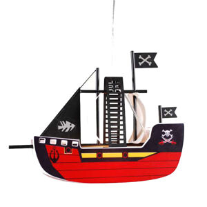 Závesná lampa Kids Pirátska loď