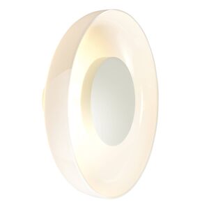 MARSET Aura nástenné LED svetlo, Ø 25 cm, opálová