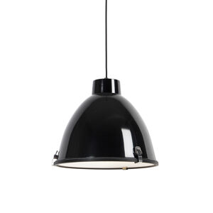 Priemyselná závesná lampa čierna 38 cm stmievateľná - Anteros