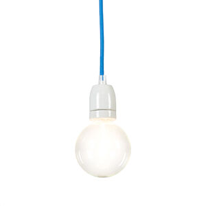 Závesná lampa Cavo modrá
