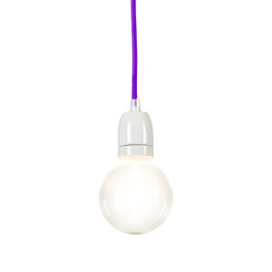 Závesná lampa Cavo fialová