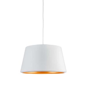 Závesná lampa Vegas biela so zlatom