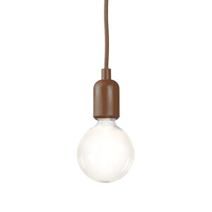 Závesná lampa Cava hnedá