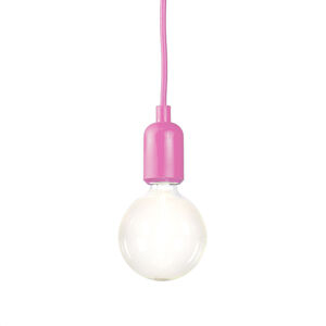 Závesná lampa Cava ružová