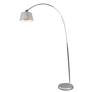 LED oblúková lampa strieborno šedá