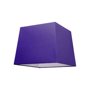 Tieň 30 cm štvorcový SU E27 fialový