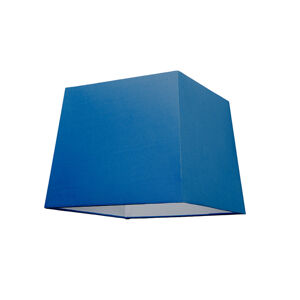 Tieň 30 cm štvorcový SU E27 modrý