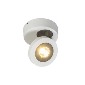 Spot Discus 1 LED biela