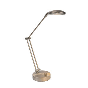 LED pracovná lampa z ocele Trento so stmievačom