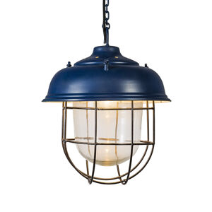 Závesná lampa Poseidon modrá