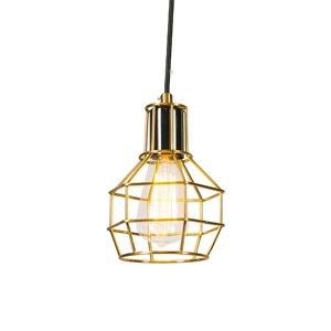 Závesná lampa Licor zlatá