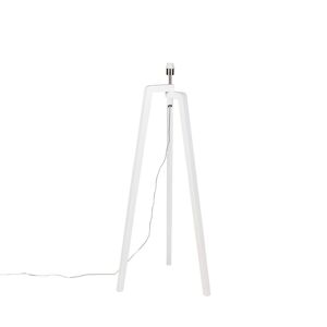 Moderná stojaca lampa biela bez tienidla - Puros
