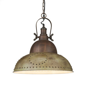 Závesná lampa Cangus starozelená