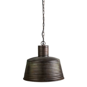 Závesná lampa Fear rust brown